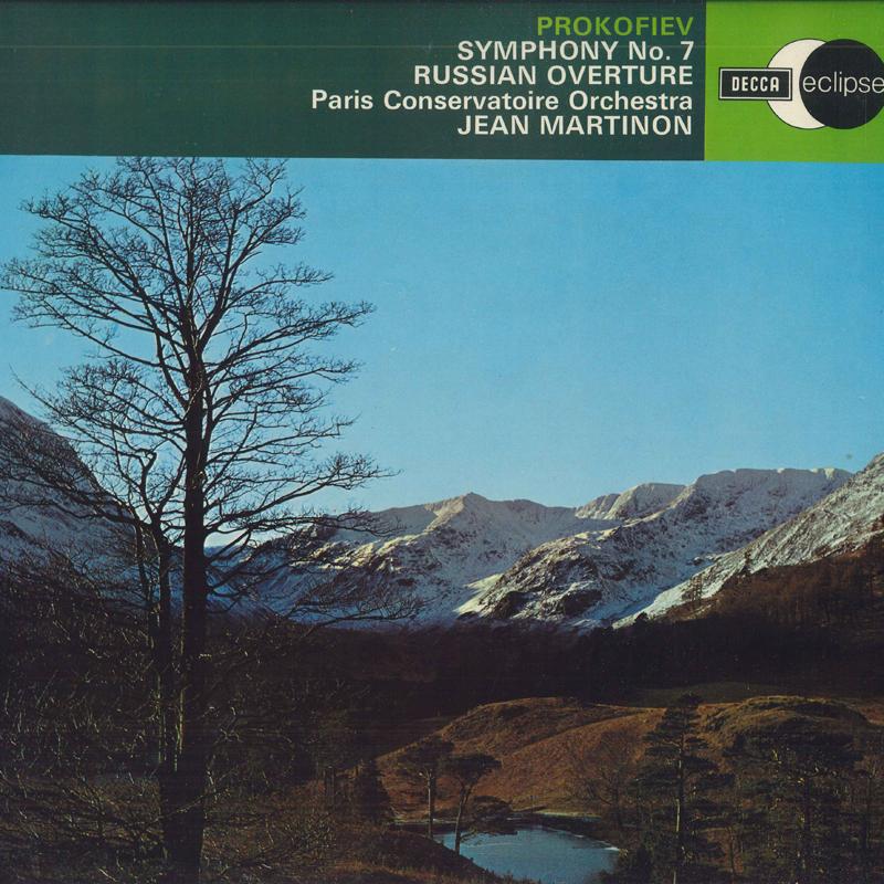 

LP Record JEAN MARTINON PARIS CONSERVATOIRE Prokofiev Symphony No. 7 Russian ECS619 DECCA 1971 UK Classical Used