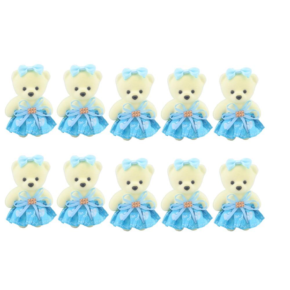 10pcs/set Foam Bear Bear Plush Foam Toys Plush Doll Cartoon Bouquet Doll  Girlfriends