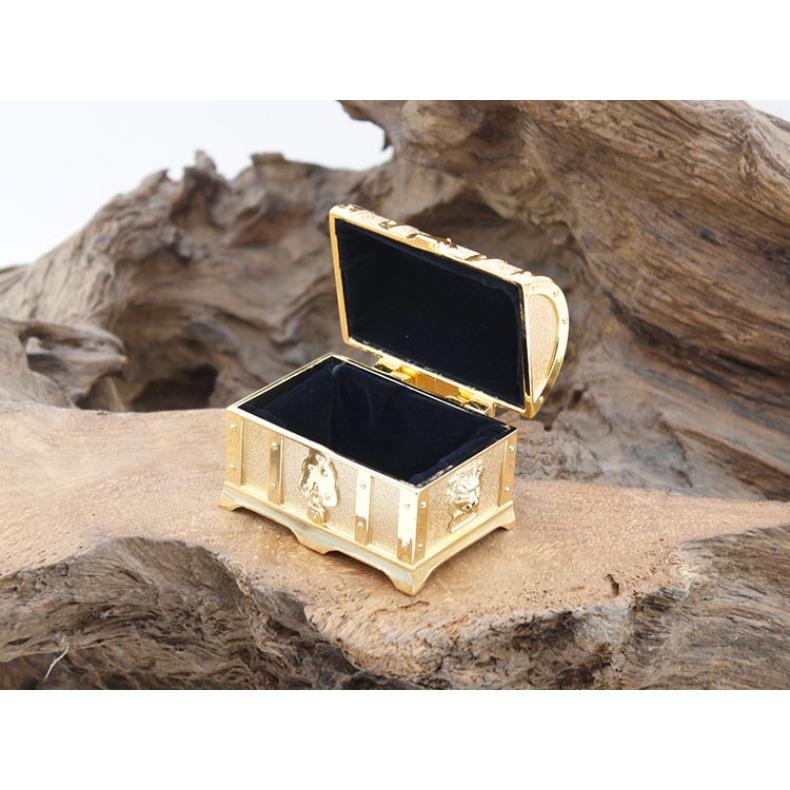 Metal Princess Jewelry Box, Treasure Box, Jewelry Storage Box, S Suitcase, Packaging Box