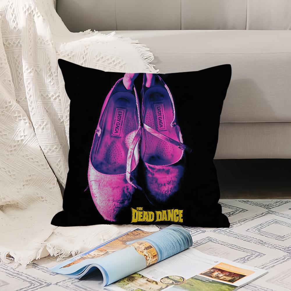 American Singer L-Lady G-Gaga Pillow Case Office Cushions Suitable For Sofa Car Bedroom Decorative Cushion Cover