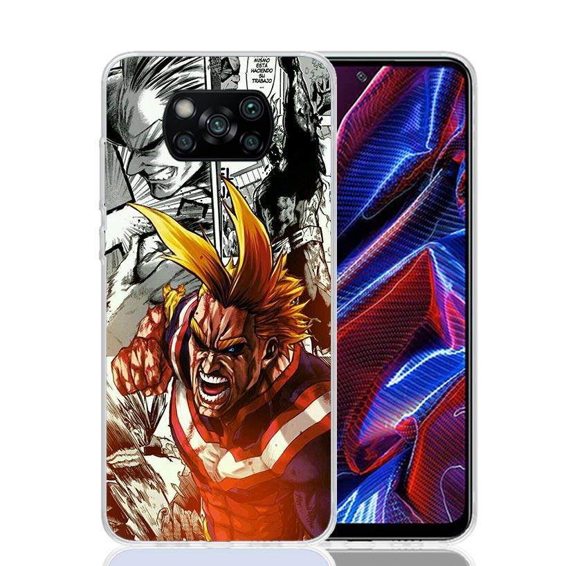 My Hero Deku Case Phone Cover for Xiaomi Redmi Note 10 9 9S 8 8T 7 5 Pro Mi 12T 11T 10T 9T 12 11 Lite A3 A2 Trend Fundas Mi 11T