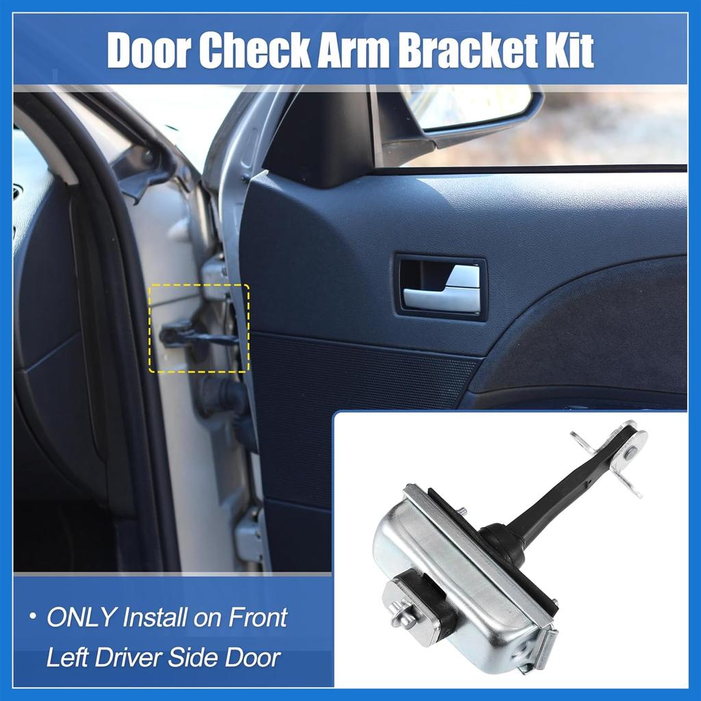 Front Door Check Stop Strap Door Check Assembly 15861661 for Chevrolet Equinox 05-09 for Pontiac Torrent Left Driver Door Check Arm Assembly LH Door