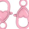2 Pieces Lobster Clasp Keyring Buckle Connector, Alloy Hook, Claw for Findings