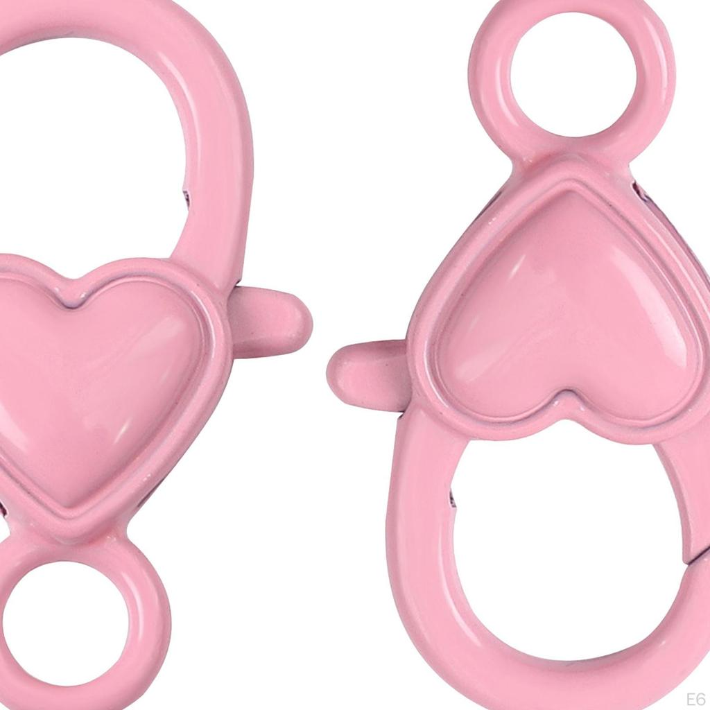 2 Pieces Lobster Clasp Keyring Buckle Connector, Alloy Hook, Claw for Findings