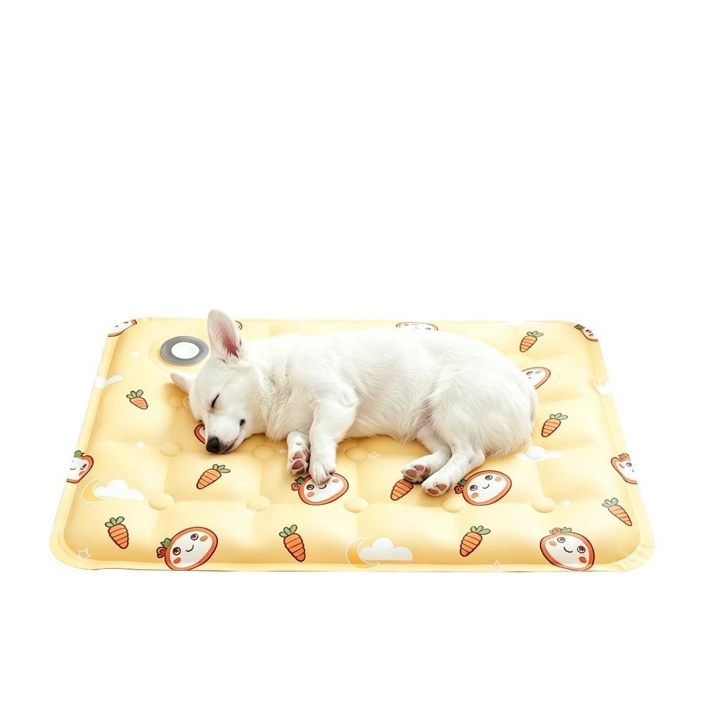 Anti Bite Pet Cooling Mat Non-Slip Pet Ice Cushion Floor Mat Cool Nest  for Small Dogs