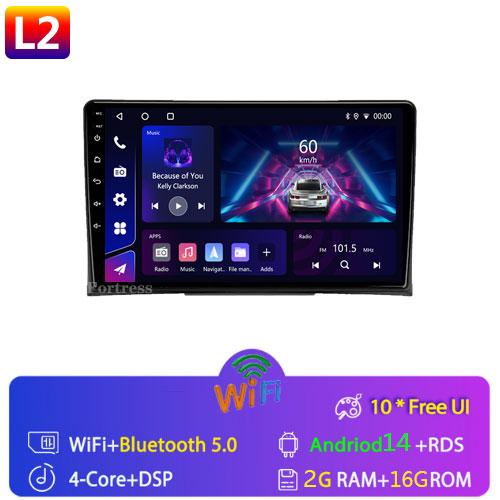 

9-дюймовый автомобильный радиоприемник, мультимедийный плеер, Android-система для Volkswagen Multivan T5 2003 - 2015, GPS-навигация, разделенный экран, Bluetooth