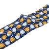 Used Dunhill Tie Silk Navy Orange Business