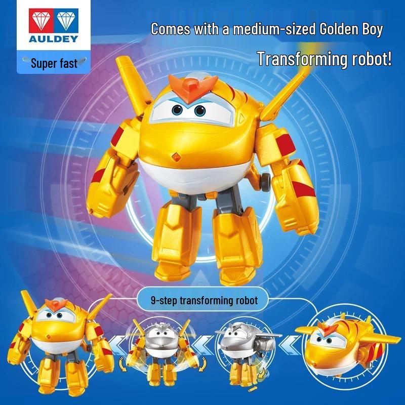 Super Wings Jin Xiaozhi Transformer Robot Truck & Spaceship Toy Set