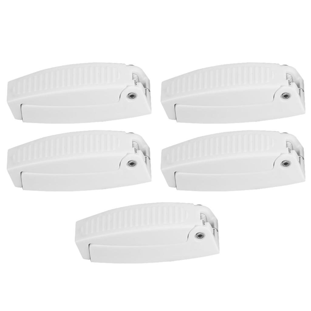 10pcs Door Catch Holder RV Door Hatch Door Hatch Door Catch Latch RV Camper Camper Trail Travel Luggage White