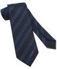 Brand Necktie Gift Tie with and Carrying Bag A30 for and Gift Set Ribbon, Case, (REDROSE Original) Navy/Blue-Gray (Perfect Gifts, Birthdays,