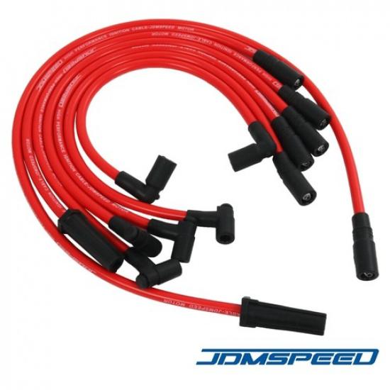 Red Spark Plug Wires Fits 1996-2014 Chevy GMC 4.3L Vortec V6 32833 32839