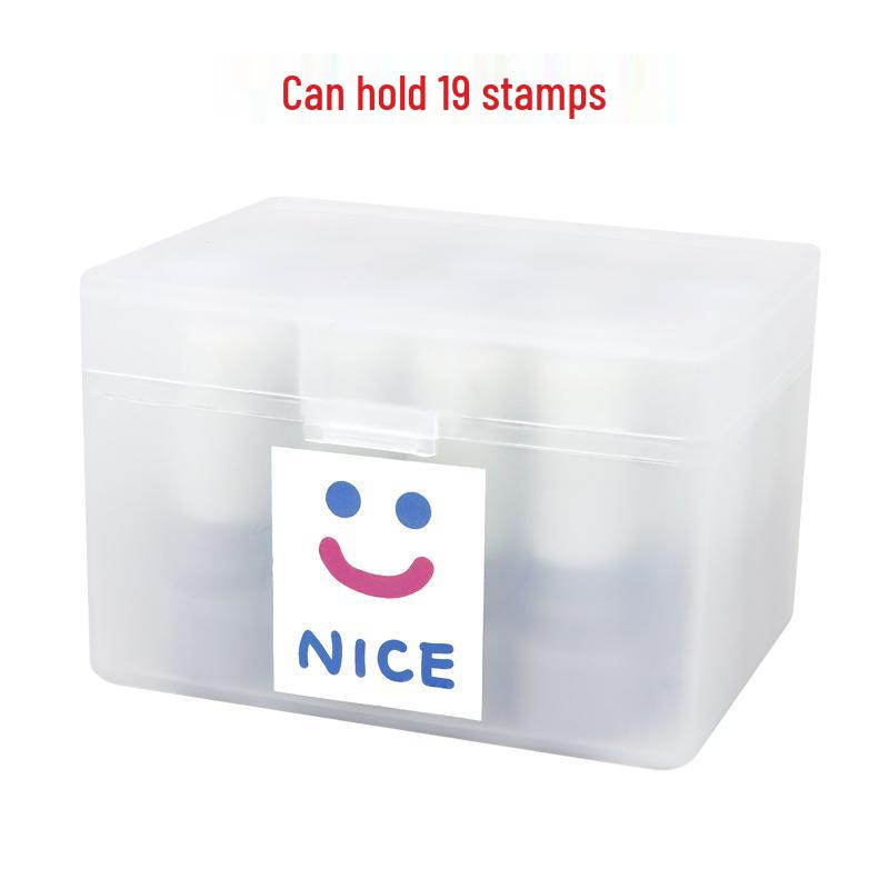 Mini Cute Cartoon Stamps: Smileys, Hearts, Diary & Planner Decor