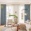 Dolly Blackout Jacquard Curtains: Double-Sided Cotton Linen, Thermal Insulation, Customizable for Living Room & Bedroom