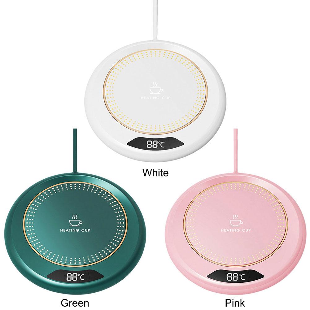 USB Smart Cup Warmer mit 3 Temperatureinstellungen Elektrischer Getränkewärmer Kaffeetassenwärmer für Kaffee Milch Tee Getränk