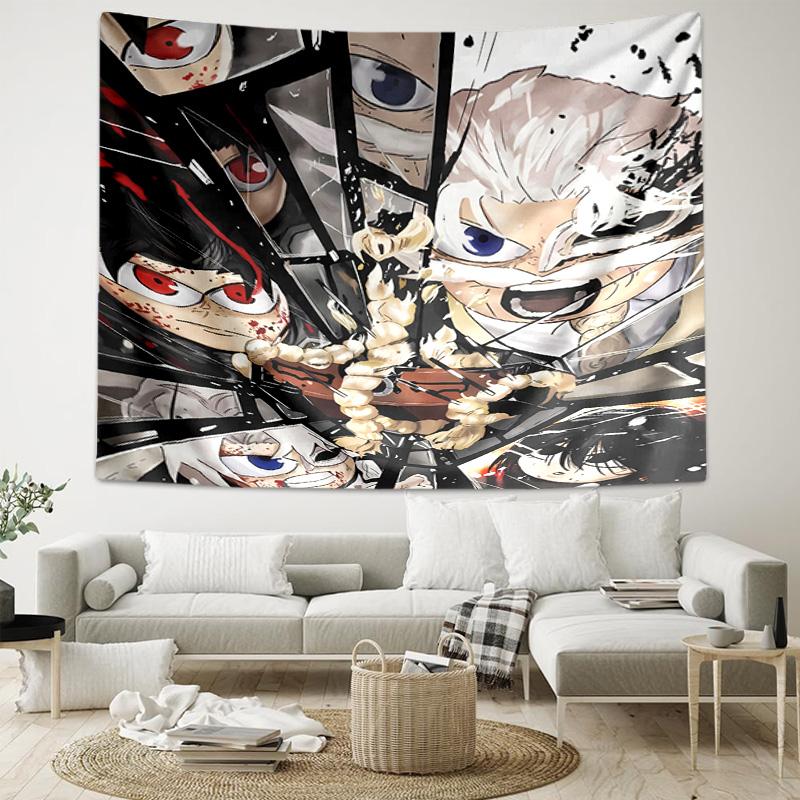 1pc Cool Anime K-Kagurabachi Tapestry, Living Room, Bedroom, Office, Party Decor, Ideal Festive Gift