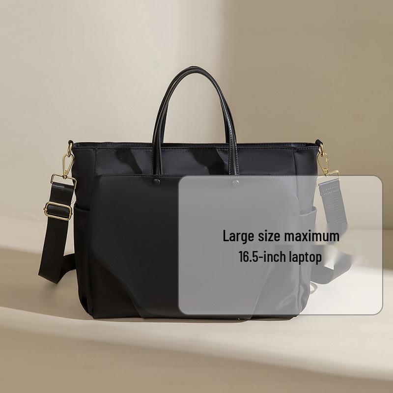 Damen Laptop Schultertasche - Große Kapazität 15,6" Aktentasche Tote