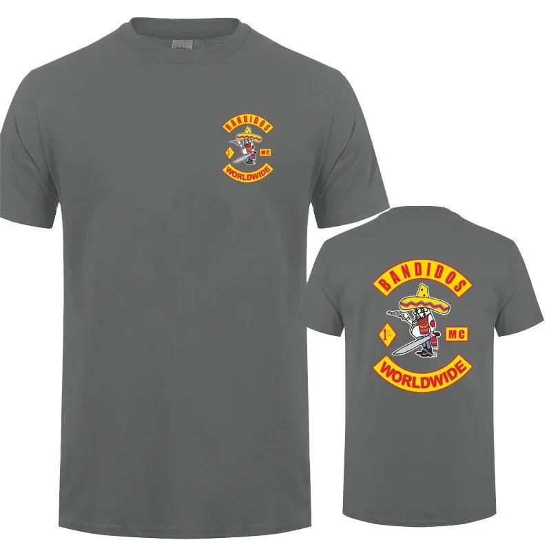 Bandidos MC T Shirt Netherlands Australia Canada T Shirt Men Short Sleeve Cotton Can Be Customized Country Tshirt To