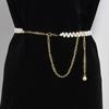 Belt Retro Pearl Waist Chain Women's Ins Style Simple Temperament Fashionable Pearl Chain Belt