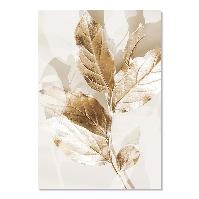 

Скандинавский постер с пляжным пейзажем и золотым листом и принтом, настенное искусство, современный пейзаж, картина на холсте для домашнего декора гостиной 40x50cm No Framed