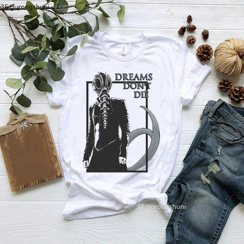 New Cute Hero The Sandman Tshirt Women Clothes Funny Female Clothing Short Sleeve Tshirts 90s Summer Tops Harajuku Streetwear