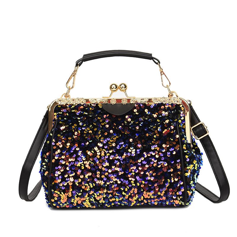 2025 New Bag Wholesale Fashion Bags Sequined Handbag Large Capacity Shoulder Messenger Bag