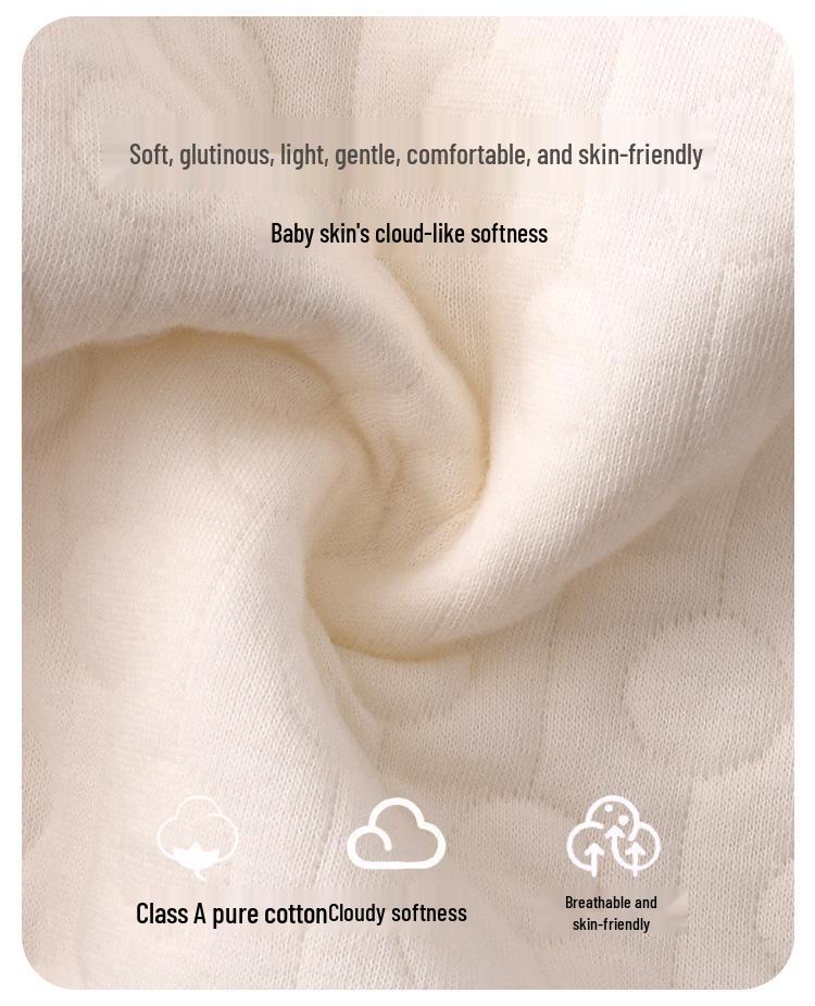 Thickened Baby Split-Leg Romper: Boys & Girls Crawling Onesie for Spring, Autumn, Winter