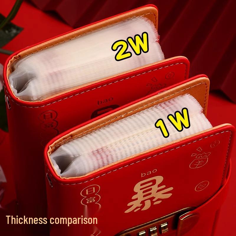 Newcomer Discount: Secure Cash Storage Lock Bag – Large Capacity Money Book