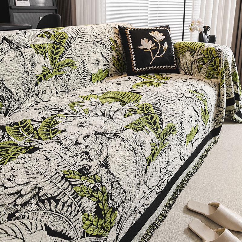 Sofa Cover Luxury and High-end Feel Soft Suitable for All Seasons Chenille Sofa Towel Anti Cat Scratch Sofa Cover Sofa Blanket