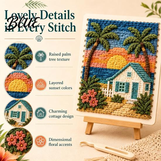 DIY Crochet Decoration for Decoration Kit Halloween Weaving Painting Set Fabric Christmas Kit Beginner Handmade