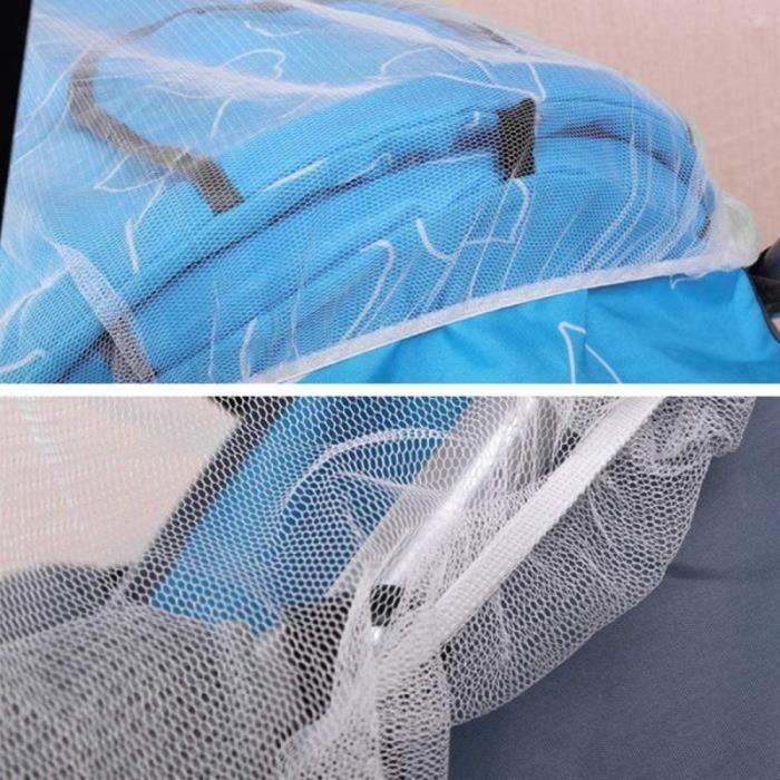 MOUSTIQUAIRE DE LIT PARAPLUIE Moustiquaire de lit bébé moustiquaire pour lit de bébé tissu en maille durable et lavable blanc