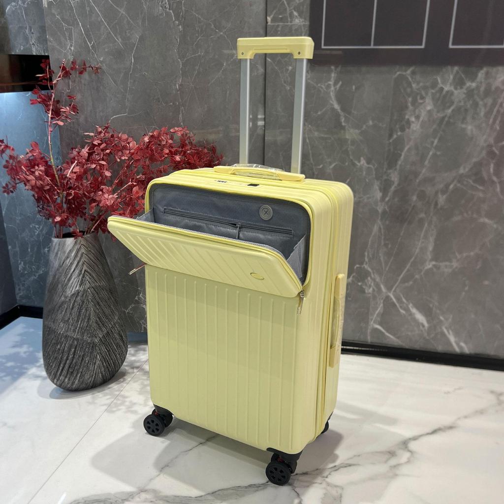 Stylish, Durable Large Capacity Trolley Case with Front Opening & TAS Lock