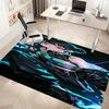 1pc Demon Hunter Print Area Rug - Soft, Washable Non-Slip Indoor Mat, Living Room, Home Office Decorative Rug,Office Decorative