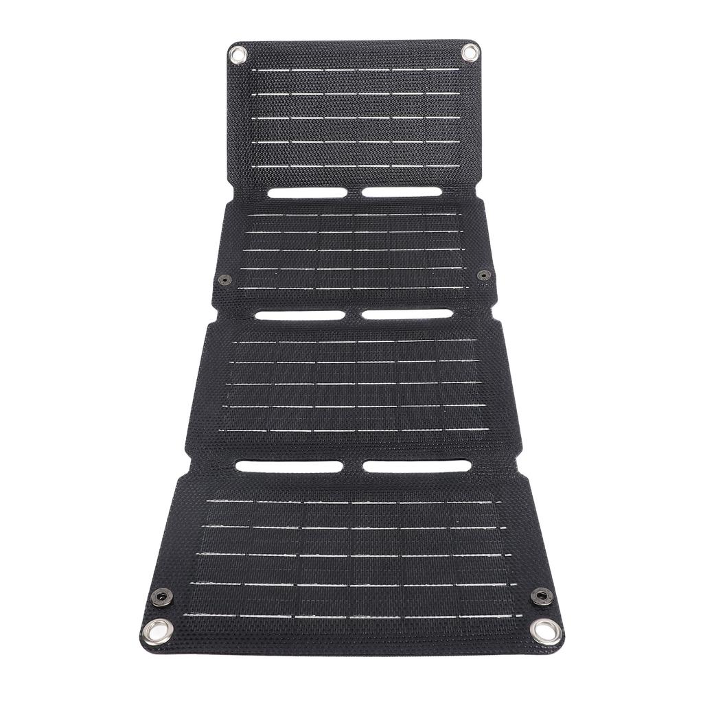 40W Foldable Solar Panel Chargers Fast Charging Monocrystalline Portable Solar Chargers Dual 5V USB