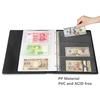MUDOR 60-Pocket Currency Storage Pages, PP Material (PVC), Acid-Free, 3-Pocket Bill Holder, Collector's Refill Sheets, 4-Ring Filler Sleeves