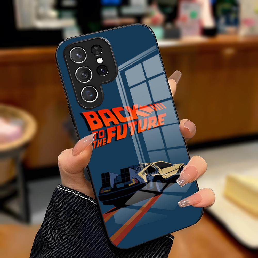 

Hot Back To The Future Movie Phone Case For Samsung S26 S25 Plus S20 S20 Plus S22 Ultra S23 FE S21 Plus S21 Ultra Glass Cover Samsung S24