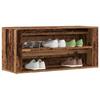 VidaXL Shoe Bench Old Wood 100x35x45 Cm Engineered Wood, Bench, Hallway Bench, Hallway Seat, Bench of 857089