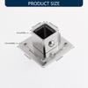 Universal Wall Mounted Pipe Bracket Heavy Duty Steel Construction Side Mount Flange Base Brackets For Closet Rod