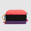 Spliced Contrast Shoulder Bag Multi-compartment Large Capacity Waterproof Crossbody Bag