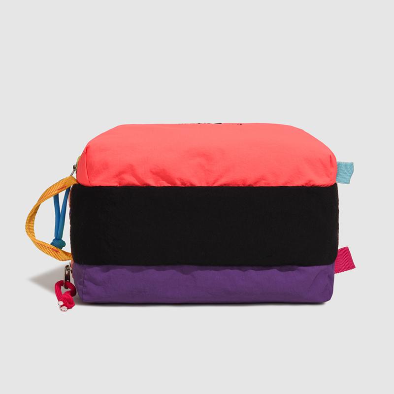 Spliced Contrast Shoulder Bag Multi-compartment Large Capacity Waterproof Crossbody Bag
