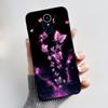 Hülle Für LG K8 2017/LG K8 2018/LG K9 2018 Weiches Silikon Schwarzes Gehäuse Für LG K10 2016/LG K10 2017 Hülle Niedliche Blume Cartoon Hülle