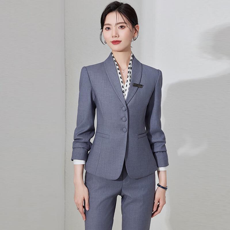 

Женский новый деловой костюм в китайском стиле Trojman 4XL