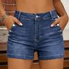 Ladies' Casual  Versatile Fashionable Denim Shorts