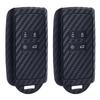 Silicone Carbon Car Key Case Cover For Renault Koleos Kadjar Captur Megane Talisman Espace Clio Zoe Scenic Arkana Dacia Sandero