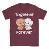 Bubu Och Dudu Tillsammans För Evigt T-shirts Unisex Ren Bomull Mode T-shirt Rund Hals Kortärmad Kläder Gåva