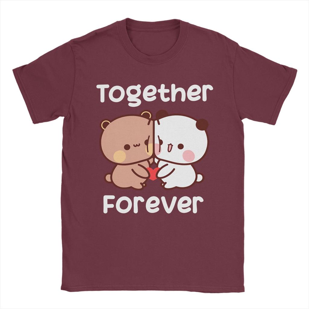 Bubu Och Dudu Tillsammans För Evigt T-shirts Unisex Ren Bomull Mode T-shirt Rund Hals Kortärmad Kläder Gåva