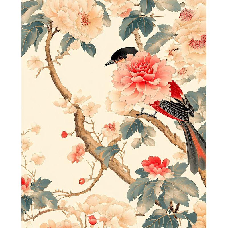 

GATYZTORY Coloring By Numbers On Canvas Magpie Flowers Modern Picture For Living Room Wall Kids Oil Painting By Numbers Adults P 30x20cm no frame светло-зеленый