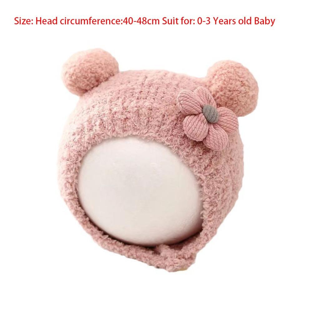 Thickened Warmer Cute Bear Ear Protection Cap New Warmer Beanie  Outdoor
