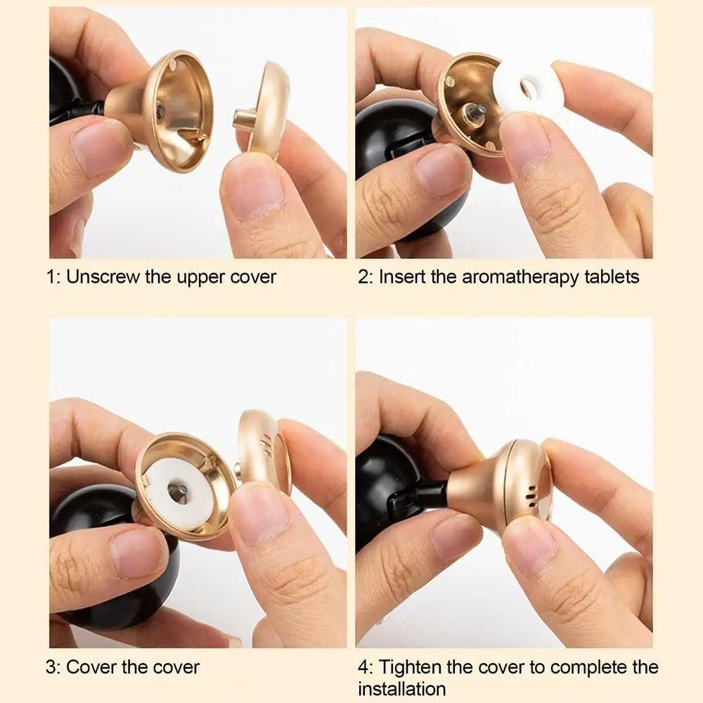Ball-Shaped One-Touch Button Rocker Push To Start Car Joystick Starter  Car Fragrance Ornament