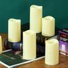 LED Wave-Top Candle Lamp with Water Drop Wick for Weddings and Hotel Ambiance