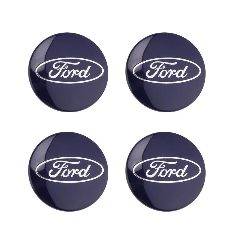 

Автомобильная наклейка Ford 4 шт. 54 мм Колпачок ступицы колеса Логотип Заглушка ступицы Значок Эмблема Для Ford Focus Mk2 Mk3 Fiesta Ranger Mondeo Mk4 S-MAX Ku синий